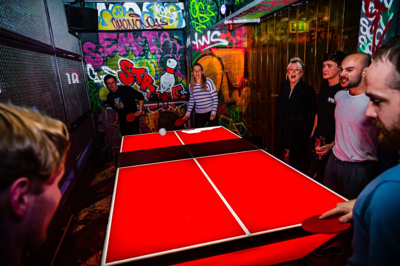 Lane7, Ping pong, games bar, activity bar, things to do, work social, fun night out, birthday parties